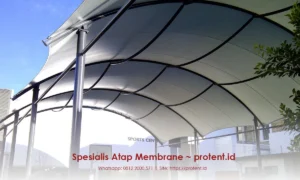 atap membran lapangan basket