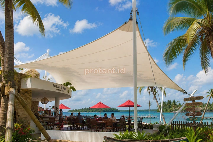 tenda mmebran cafe dan resto