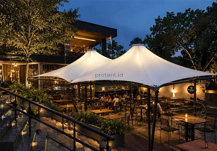 kanopi membran resto