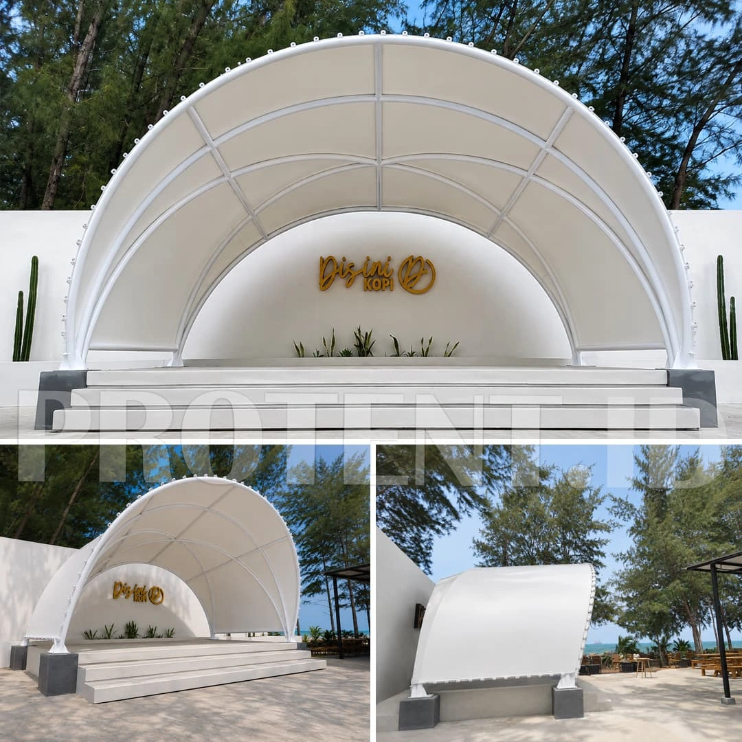 tenda membran panggung
